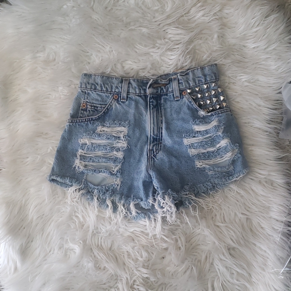 Levis High Waisted Shorts